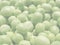 Peas picture, soft faded tone background