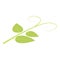 Peas plant icon, isometric style