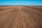 Peat agricultural field