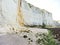 Pebble beach and cliff on english channel