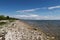 Pebble beach in Kassari, Estonia