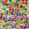 Pebble colorful background, seamless pattern for your design