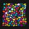 Pebble colorful background for your design
