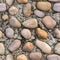 Pebble and concrete paving seamless tileable texture