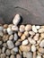 Pebble and flagstone background