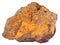 Pebble of limonite (iron ore) mineral stone