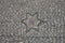 Pebble mosaic star