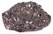 Pebble of porous basalt mineral stone isolated