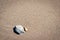 Pebbles on Cornish sand background