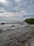 Pebbles details wood Water sea waves beach sand pebbles