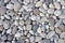 Pebbles stones background texture.