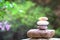 Pebbles or stones stacked up