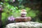 Pebbles or stones stacked up