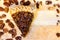 Pecan Pie Slice and Pecans