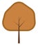 Pecan tree, icon