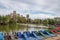 Pedal Boats and lake at Bosques de Palermo - Buenos Aires, Argentina