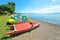 Pedal boats on Lake Bracciano