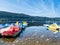 Pedal boats on the Titisee in the Hochschwarzwald
