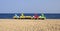 Pedalos boats on the beach