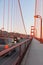 Pedastrian View on Golden Gate