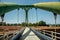 Pedestrian bridge over the Corinth Canal of Corinth