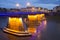 Pedestrian bridge, Uzhgorod, Ukraine