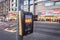 Pedestrian call buttons in Edinburgh city, Scotland