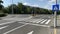 pedestrian crossing with road markings