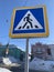 Pedestrian crossing sign