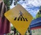 Pedestrian crossing sign image