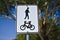 Pedestrian and Cyclist shared path sign