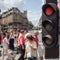 Pedestrian lights in Paris, France