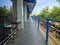 pedestrian path for supermarket visitors