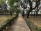 Pedestrian pathway in Sanjay lake park