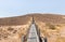 The pedestrian platform leading to HaMinsara is a sandstone hill in the Ramon crater area, formed as a result of the release of