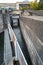 A Pedestrian Ramp Crosses the Fishway at the Bonneville Dam, Washington, USA