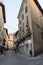 Pedestrian street in Brescia Old Town, Lombardy, Italy