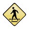 Pedestrian traffic sign