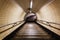 Pedestrian tunnel of the London subway