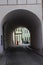 Pedestrian underpass in historical centre of TÃ¡bor town, South Bohemian region