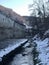 Pedestrian walkaway in Brasov