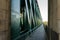 Pedestrian Walkway of the Queen Alexandra Bridge in Sunderland