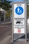 Pedestrian zone sign