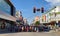 Pedestrians Crossing in Downtown Tagbilaran City in Bohol Island, Philippines