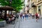 Pedestrians on Knez Mihailova Street, Belgrade, Serbia