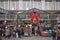 Pedestrians look at different stalls at Jubilee Market Hall