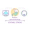 Pediatric gastroenterology concept icon