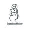 Pediatric Medicine with Baby / Pregnancy Related Icon