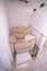 Pedicure chair in beauty salon. pedicure. Interior of a cosmetology office