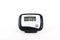 Pedometer for walking exercise. Step counter. White isolated background.